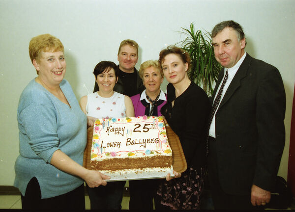  Committee members. MarionMurphy, Theresa O'Neill, Joe Daniels, Fiona Roberts and Cllr. Tom Murphy, pictured at the Lower Ballybeg Residents Association 25th Celebration at the Waterford Crystal Social Centre.
