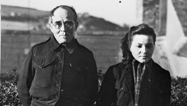 The Müllers in Helvick, Co Waterford, January 1950. Photo: Courtesy Waterford County Museum