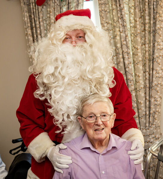Santa paid a visit to Killure Bridge Nursing Home for their annual Christmas Party. Photo: Joe Evans Santa paid a visit to Killure Bridge Nursing Home for their annual Christmas Party. Photo: Joe Evans