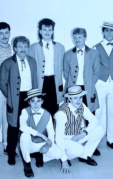 Male Chorus members from the St. Paul's community group in the 1989 John Player Tops, included were, Dean Ryan, Tony Madigan, Martin Dowling, Tosh Walsh, Pat Cleere, Michael Dunphy and Martin Callaghan. Male Chorus members from the St. Paul's community group in the 1989 John Player Tops, included were, Dean Ryan, Tony Madigan, Martin Dowling, Tosh Walsh, Pat Cleere, Michael Dunphy and Martin Callaghan.