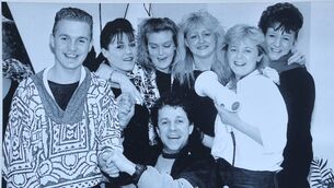 <p>Leo Sayer, having his hair done at Rivas Hair Salon back in 1989. included were, Val Stokes, Brigid Moloney, Michelle Finnegan, Martina Downey, Bernie Brophy and Nicky O'Neill</p>