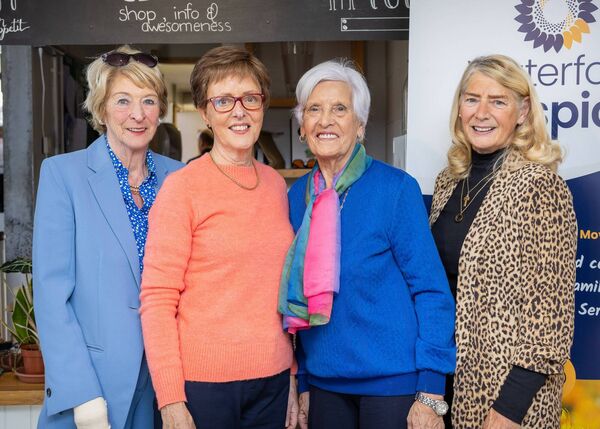 Tramore Support Group's Marie Grubb, Magaret Cashin, Noelin Power and Mary O'Reilly at the Waterford Hospice Movement Volunteer Appreciation Coffee Morning in Grow HQ. Pic: Garrett FitzGerald Tramore Support Group's Marie Grubb, Magaret Cashin, Noelin Power and Mary O'Reilly at the Waterford Hospice Movement Volunteer Appreciation Coffee Morning in Grow HQ. Pic: Garrett FitzGerald