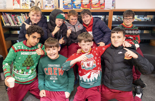  Members of St. Declan's School Choir, who sang at the Intergenerational Coffee Morning.