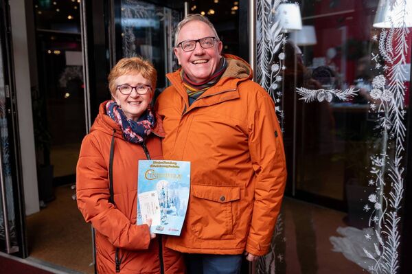 Panto stalwarts Anne and Tobie Hickey.