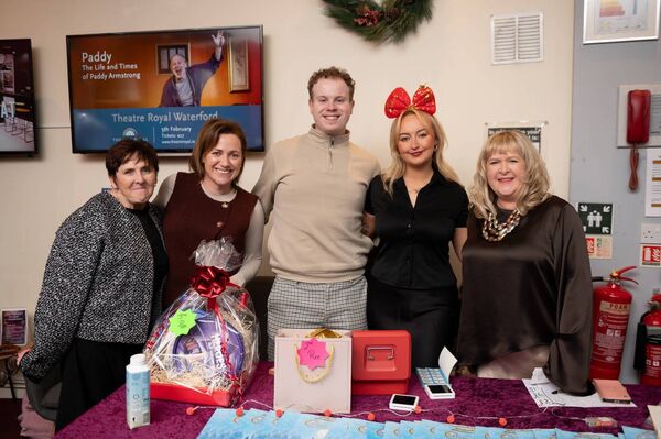 Waterford Panto Society's front of house crew.
