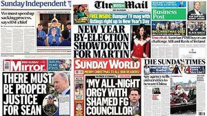 What the papers say: Sunday's front pages