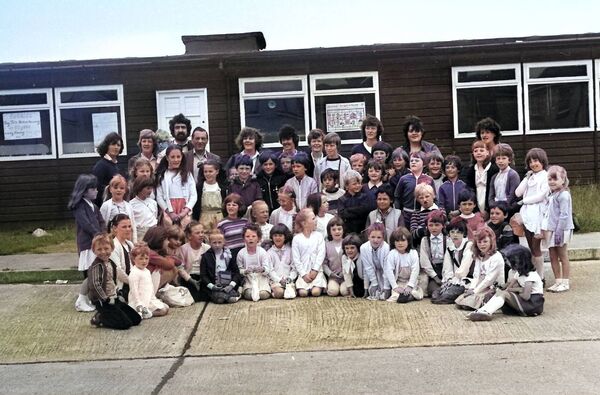 Pupils from St Saviour's pictured before setting out on their summer trip to Kennedy Park back in 1982. Pupils from St Saviour's pictured before setting out on their summer trip to Kennedy Park back in 1982.