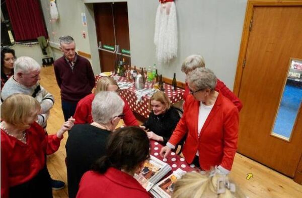 Eileen Condon signing her book ‘Eileen’s Country Kitchen’ in Ballymacarbry.