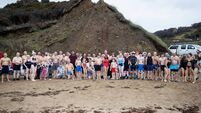 WATCH: St Stephen's Day swimmers brave the cold in Waterford
