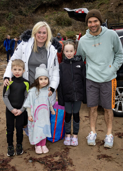  Members of the Paul family, at the Ballymacaw St. Stephen's Day Swim in aid of Re-A-Suir. Photo: Joe Evans