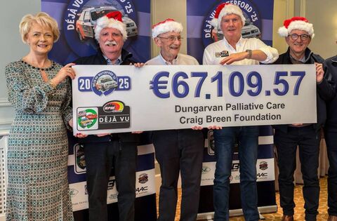 Deja Vu event presents donation to palliative care in County Waterford
