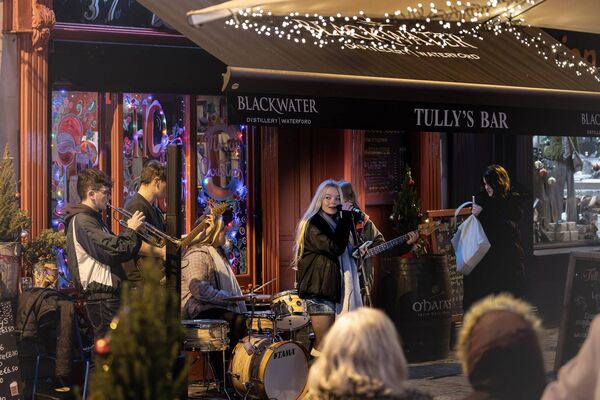 The band Washed Out playing on Tully's 10th birthday celebration Photo: Radka Koprivnakova