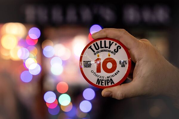 Tully's 10th birthday beer. Photo: Radka Koprivnakova