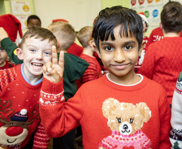 First class, who performed "Snowman at Sunset" during Mount Sion Primary, Christmas Concert. Photo: Joe Evans First class, who performed "Snowman at Sunset" during Mount Sion Primary, Christmas Concert. Photo: Joe Evans