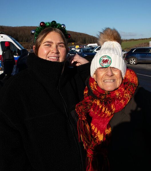 Pictured at the swim were Kaatie and Yvonne murtagh. Photo; John Power Pictured at the swim were Kaatie and Yvonne murtagh. Photo; John Power