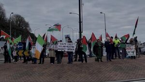 Good turnout for annual NYE Palestine vigil in Waterford
