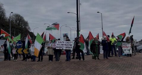 Good turnout for annual NYE Palestine vigil in Waterford