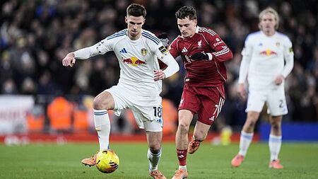 Liverpool winning run grinds to halt as stingy Leeds force stalemate at Anfield