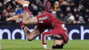 Liverpool winning run grinds to halt as stingy Leeds force stalemate at Anfield Liverpool winning run grinds to halt as stingy Leeds force stalemate at Anfield