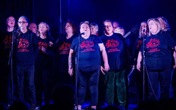  Waterford High Hopes Choir, guests at the St. Paul's Community College, Spotlight Talent Show. Photo: Joe Evans