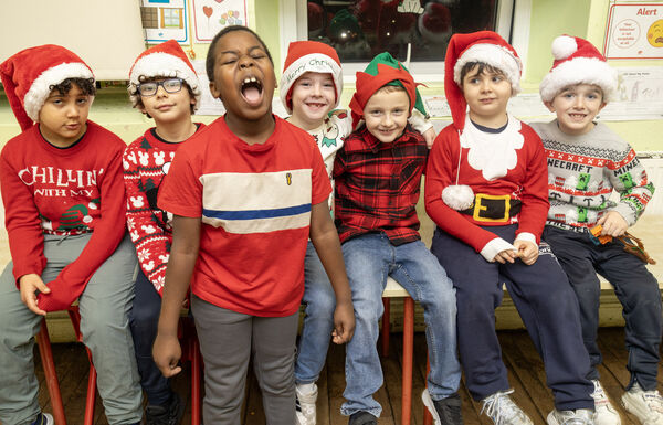  First class, who performed "Snowman at Sunset" during Mount Sion Primary, Christmas Concert. Photo: Joe Evans