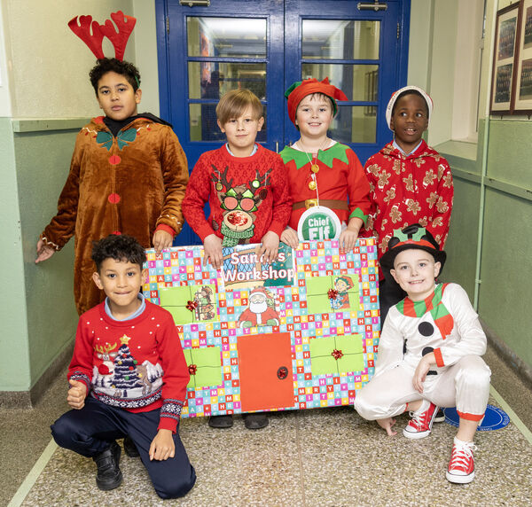  Third class, The Snowmen &amp; Reindeer who performed "Christmas Star Search" during Mount Sion Primary, Christmas Concert. Photo: Joe Evans