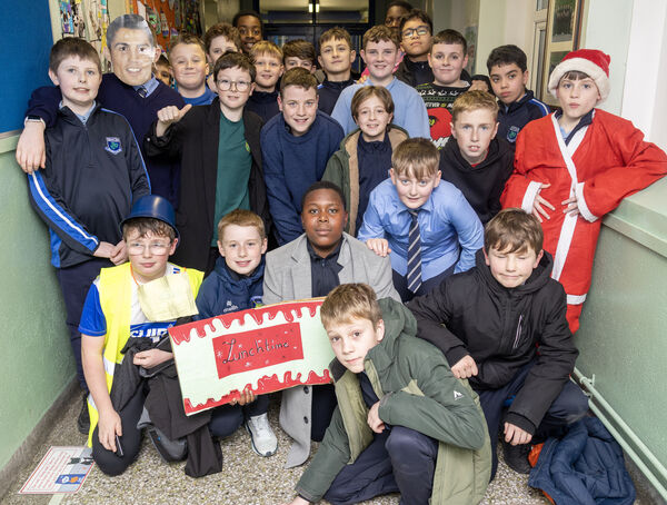 Sixth class, who performed "The Golden Ticket" during Mount Sion Primary, Christmas Concert. Photo: Joe Evans Sixth class, who performed "The Golden Ticket" during Mount Sion Primary, Christmas Concert. Photo: Joe Evans