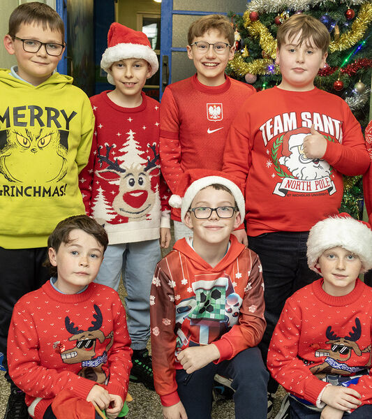 Fourth class, who performed "All Around The World" during Mount Sion Primary, Christmas Concert. Photo: Joe Evans Fourth class, who performed "All Around The World" during Mount Sion Primary, Christmas Concert. Photo: Joe Evans