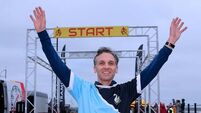 Dermot Gorman of Carrick wins the Baldy Man run hosted by Tramore AC