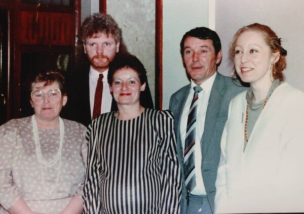 Organising committee of the annual dinner at the Combined Area Residents association 1988, were, Lily Simpson, Noel Roche, Margaret Wall, Walter O'Neill and Michelle O'Neill.