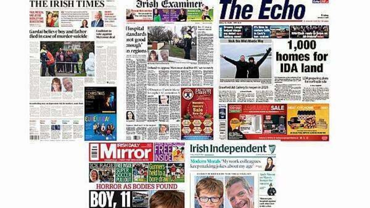 What the papers say: Friday's front pages