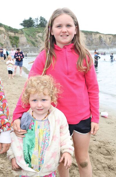 Daire and Fiadh, at Boatstrand for Water Safety Ireland, Summer Camp. Photo: Joe Evvans