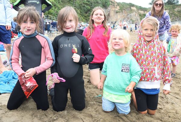 Having fun at Boatstrand for Water Safety Ireland, Summer Camp. Photo: Joe Evans