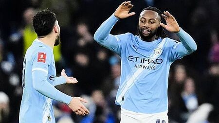 Man City score 10 as Antoine Semenyo marks debut with goal in Exeter rout