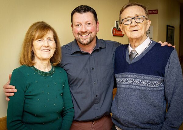 Santa paid a visit to Killure Bridge Nursing Home for their annual Christmas Party. Photo: Joe Evans