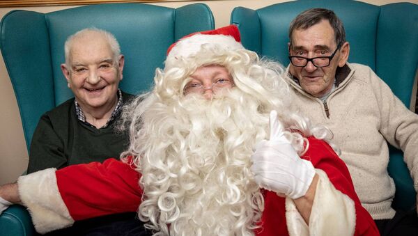 Santa paid a visit to Killure Bridge Nursing Home for their annual Christmas Party. Photo: Joe Evans