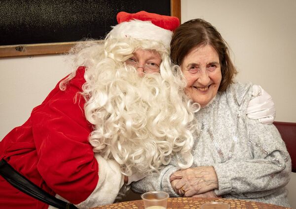 Santa paid a visit to Killure Bridge Nursing Home for their annual Christmas Party. Photo: Joe Evans