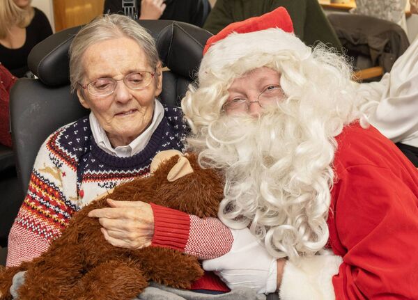 Santa paid a visit to Killure Bridge Nursing Home for their annual Christmas Party. Photo: Joe Evans