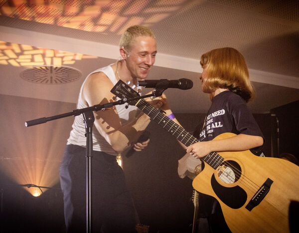  Toby playing support with Moncrieff, at the 'Maybe It's Home' gig at the Haven Hotel, Dunmore East. Photo: Joe Evans