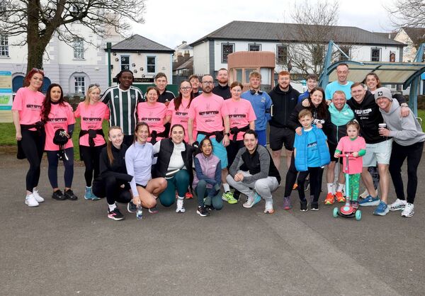 Took part in the Get Better Running, Get Social Sunday's in the Peoples Park, hosted by Graham Dowling and Chris Connolly. Photo: Joe Evans