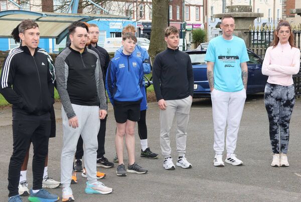 Took part in the Get Better Running, Get Social Sunday's in the Peoples Park, hosted by Graham Dowling and Chris Connolly. Photo: Joe Evans