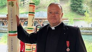 <p>Defence Forces chaplain Fr Paul Murphy</p>