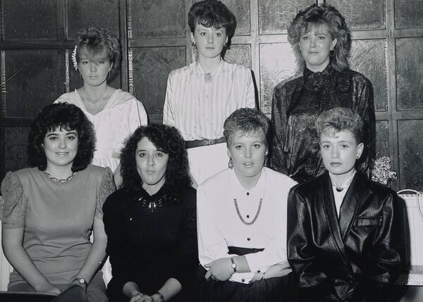 Took part in the 1988 Rose of Ballybricken were front Angela Cleary, Lily Walsh, Noelle Kervick and Celine Hennessy. Back, Tracey O'Brien, Gillian Byrne and Margaret Dalton.