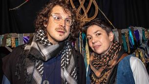 <p>Carli Jefferson and Clair Le Couteur. Photo: John Power</p>