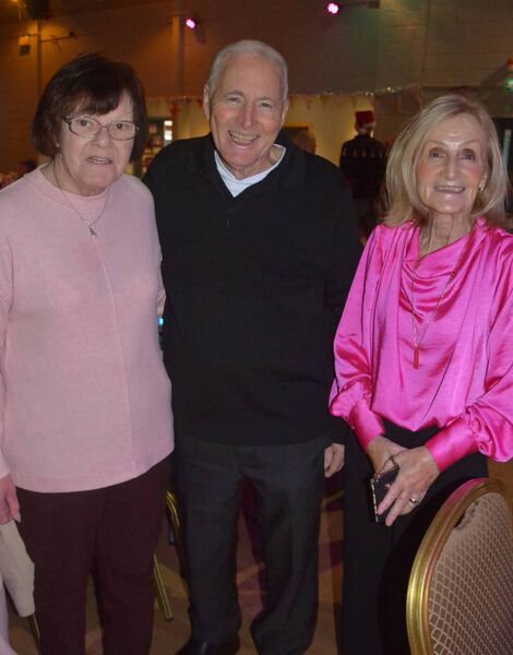 Mary Crowley, John and Nora Dwan, at the Kill Community Complimentary Christmas Meal Event, funded by the Community Centre Committee. 