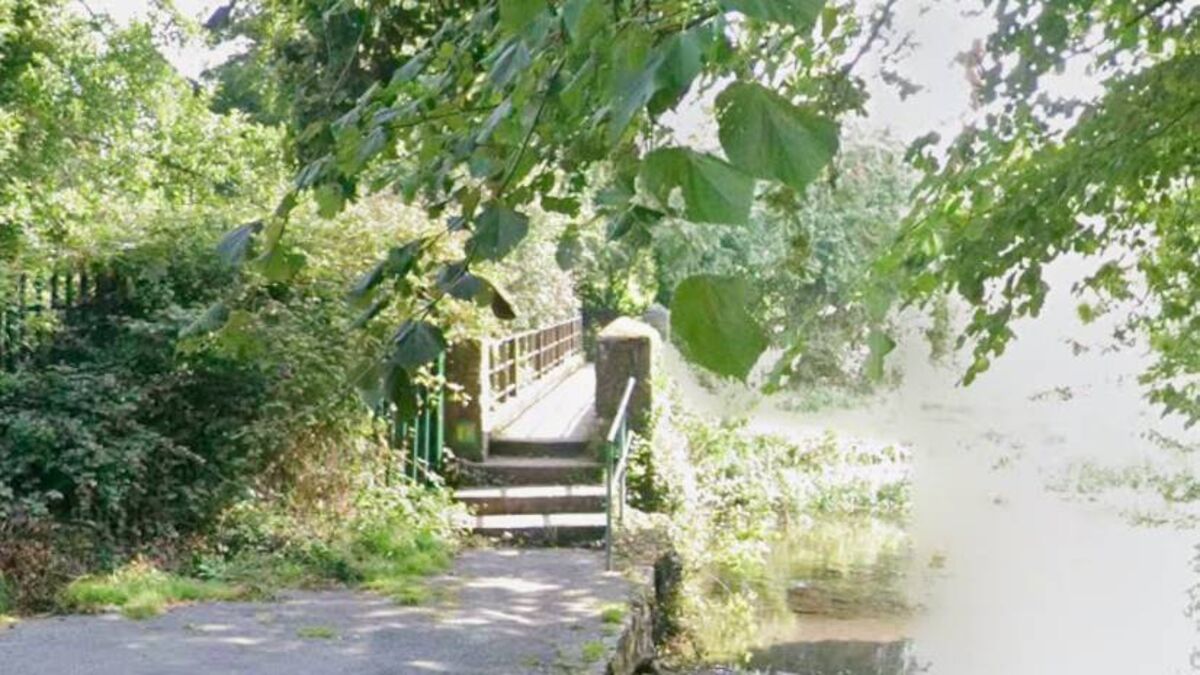 Historic pedestrian bridge is a danger to public