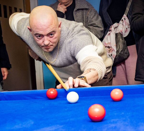 Pat English, at the Manor Street Youth &amp; Community Centre, open night. Photo: Joe Evans