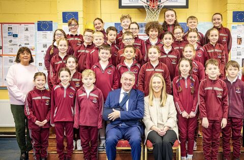 VIP guest pays a special visit to local national school