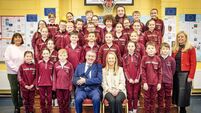 VIP guest pays a special visit to local national school