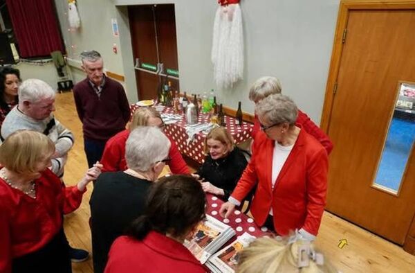 The 2025 Ballymacarbry Social Club Christmas party with special guest Eileen Ryan on the launch of her book ‘Eileen’s Country Kitchen’.